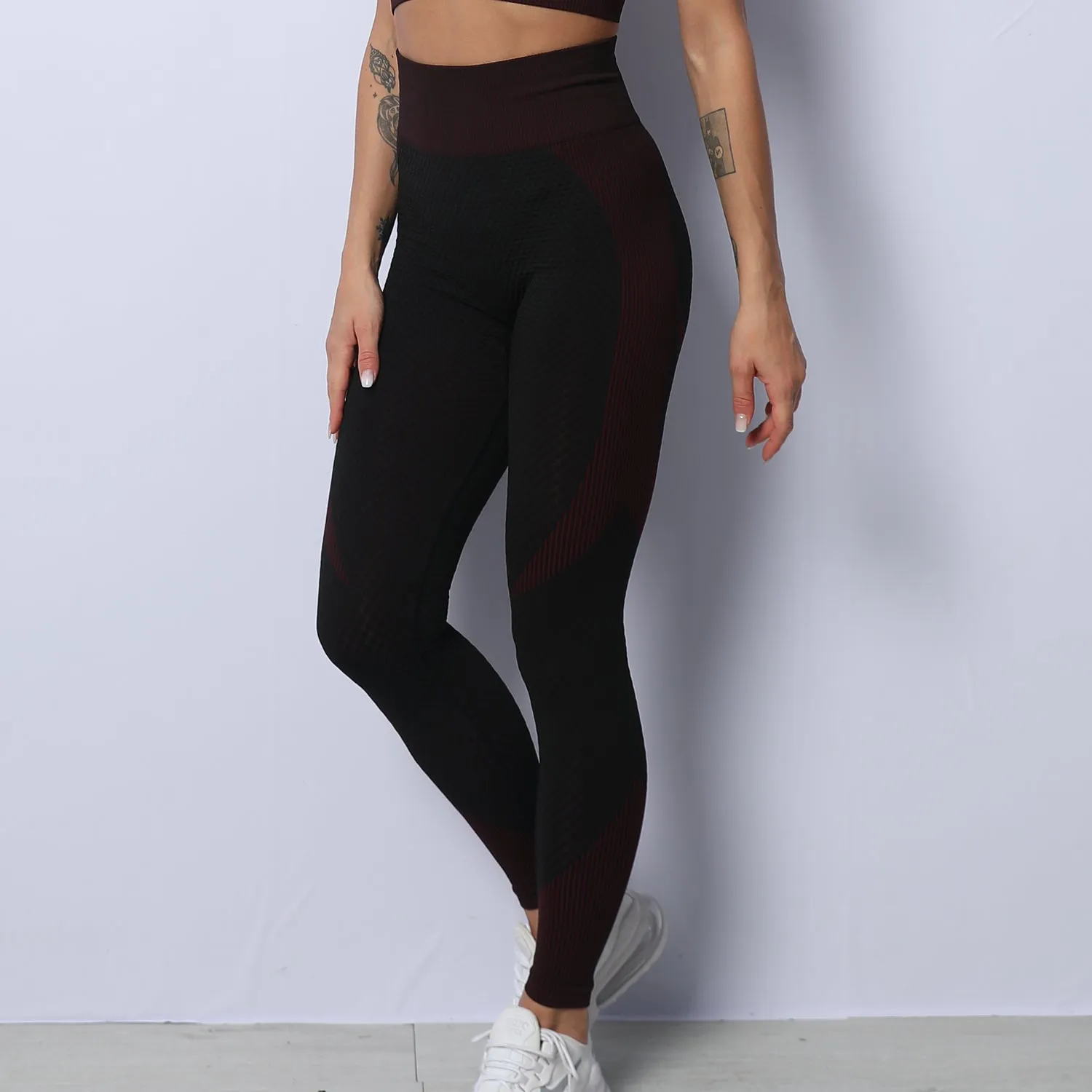 3 Piece Seamless Zipper Yoga Pant Sets