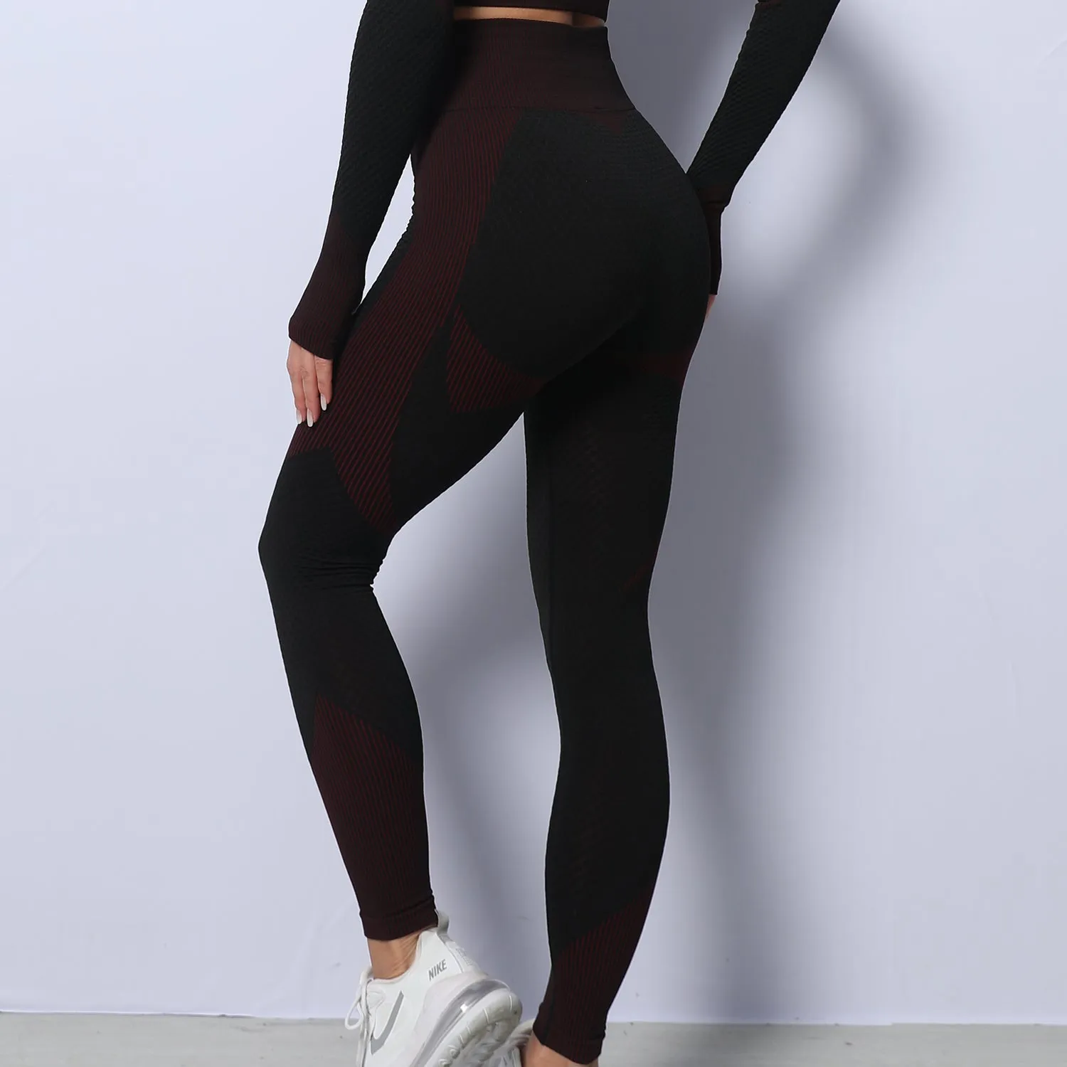 3 Piece Seamless Zipper Yoga Pant Sets