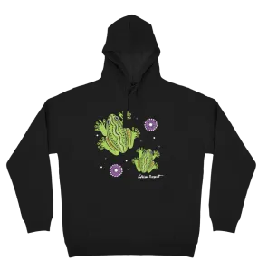 Adults Cozy Hoodie - Centralian Tree Frog By Kathleen Buzzacott