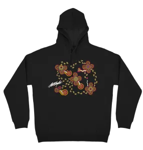 Adults Cozy Hoodie - On Walkabout Wine By Karen Taylor