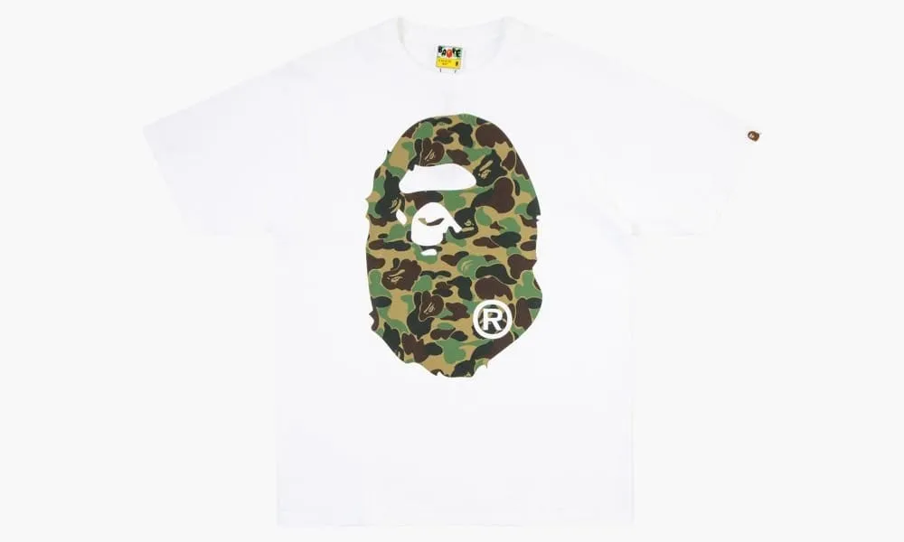 BAPE ABC CAMO TEE WHITE/GREEN