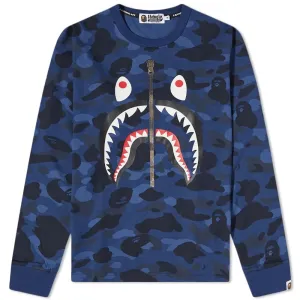 BAPE COLOR CAMO SHARK BLUE LONG SLEEVE