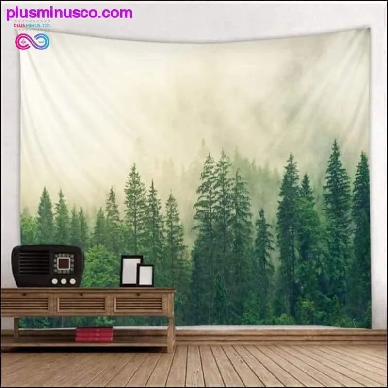 Beautiful Natural Forest Printed Large Wall Tapestry Cheap