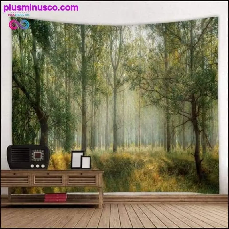 Beautiful Natural Forest Printed Large Wall Tapestry Cheap