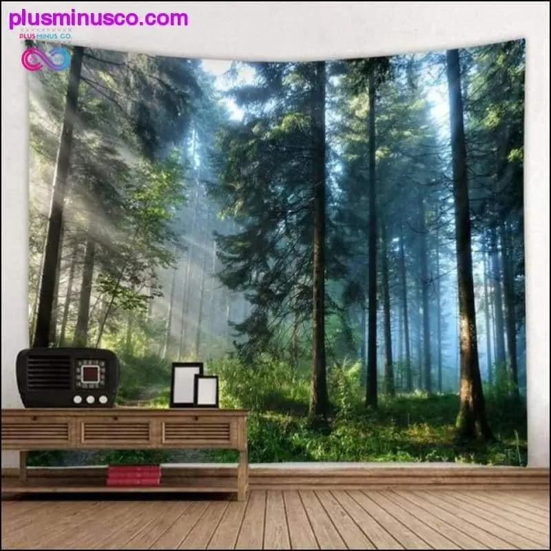 Beautiful Natural Forest Printed Large Wall Tapestry Cheap