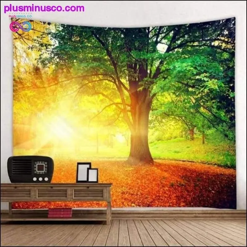 Beautiful Natural Forest Printed Large Wall Tapestry Cheap