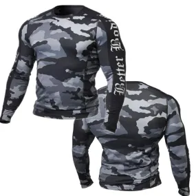 Better Bodies Flex Tight L-S - Grey Camo