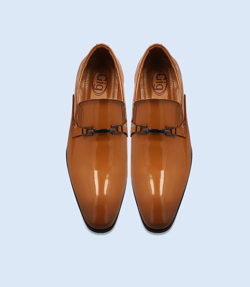 BM5047-TAN-Men Formal Slip-on's