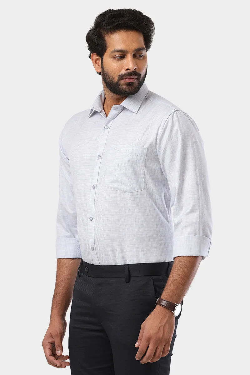 Cardiff - Light Blue Formal Shirt For Men | Ariser