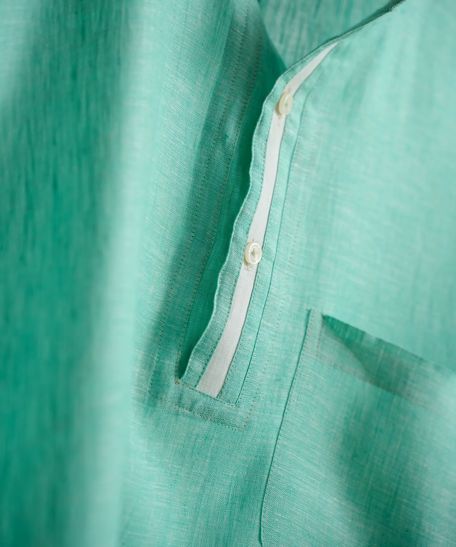 Classic Turquoise Linen