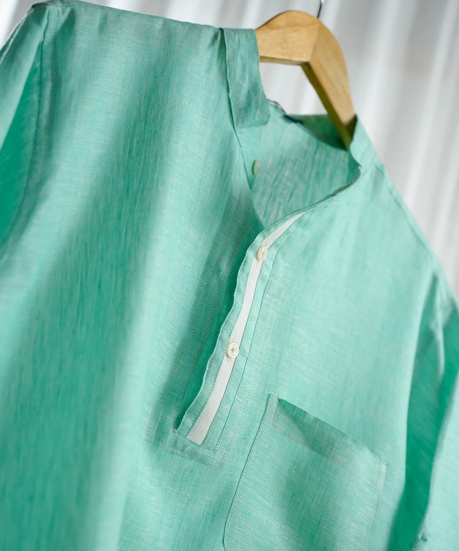 Classic Turquoise Linen