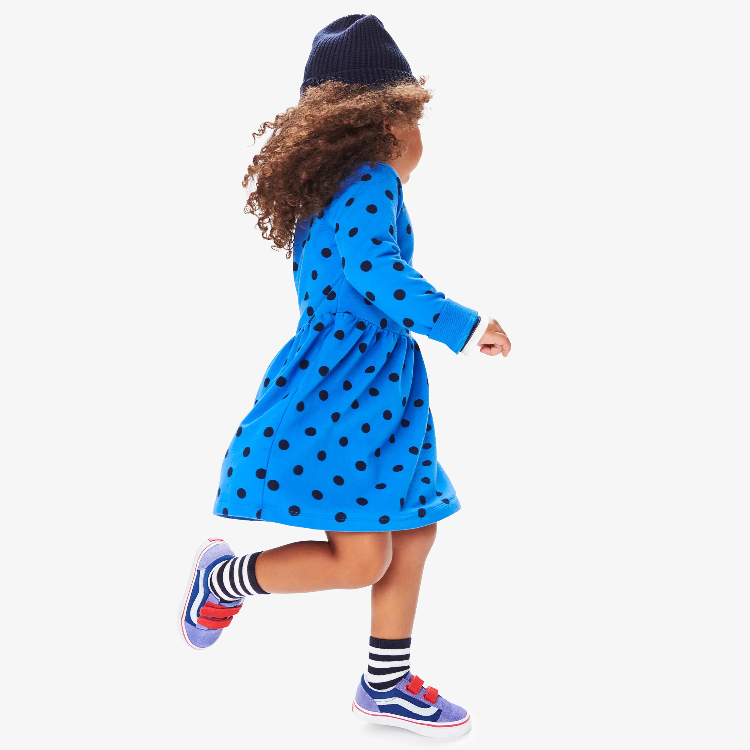 Clearance cozy pocket dress in dot