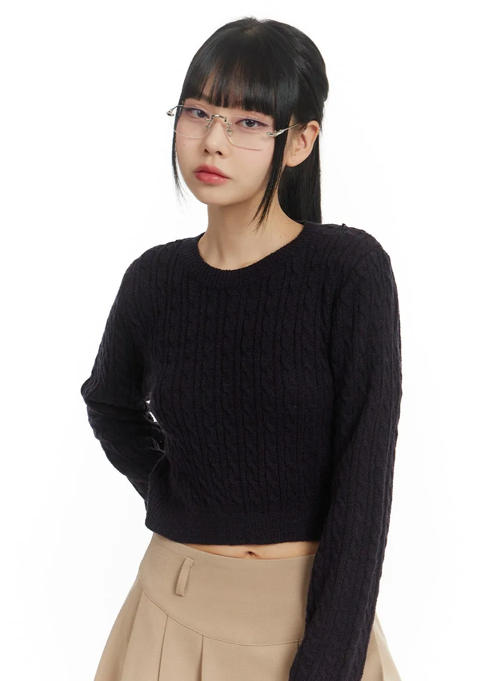 Cozy Cable Knit Sweater IM406