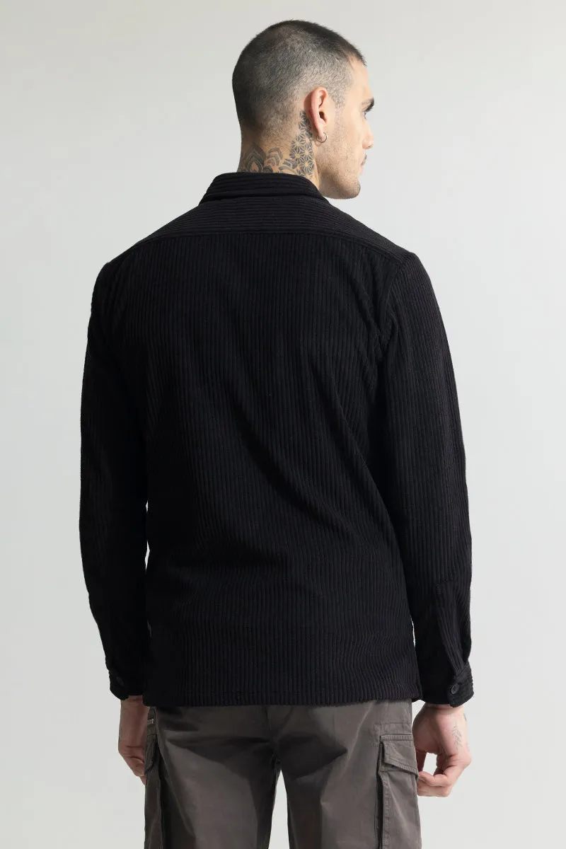 Cozy Cord Black Shirt