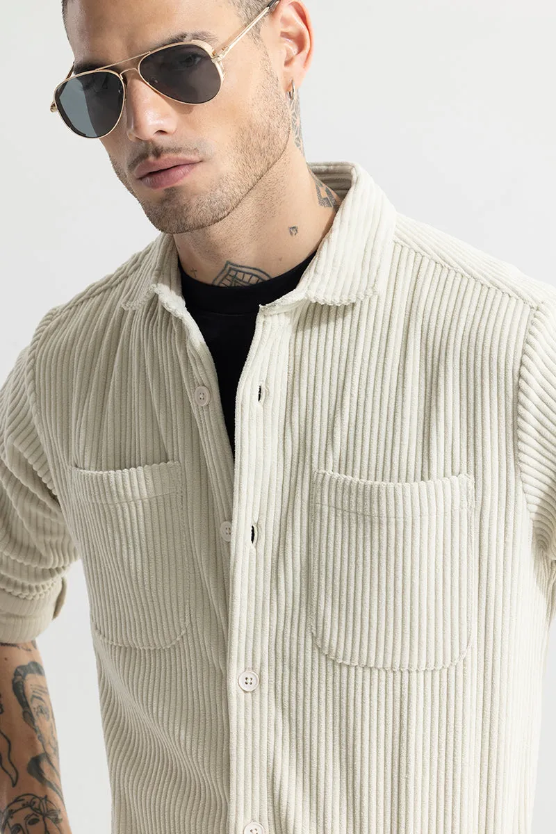 Cozy Cord Cream Shirt