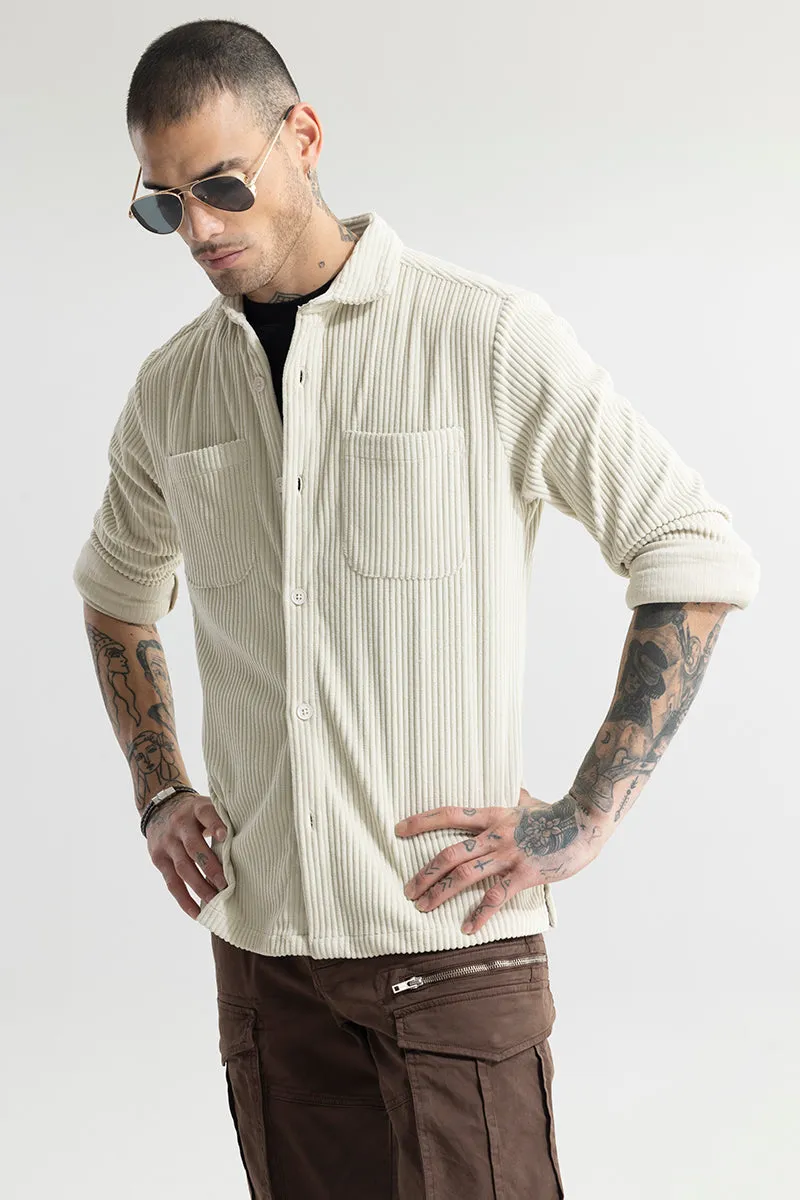 Cozy Cord Cream Shirt