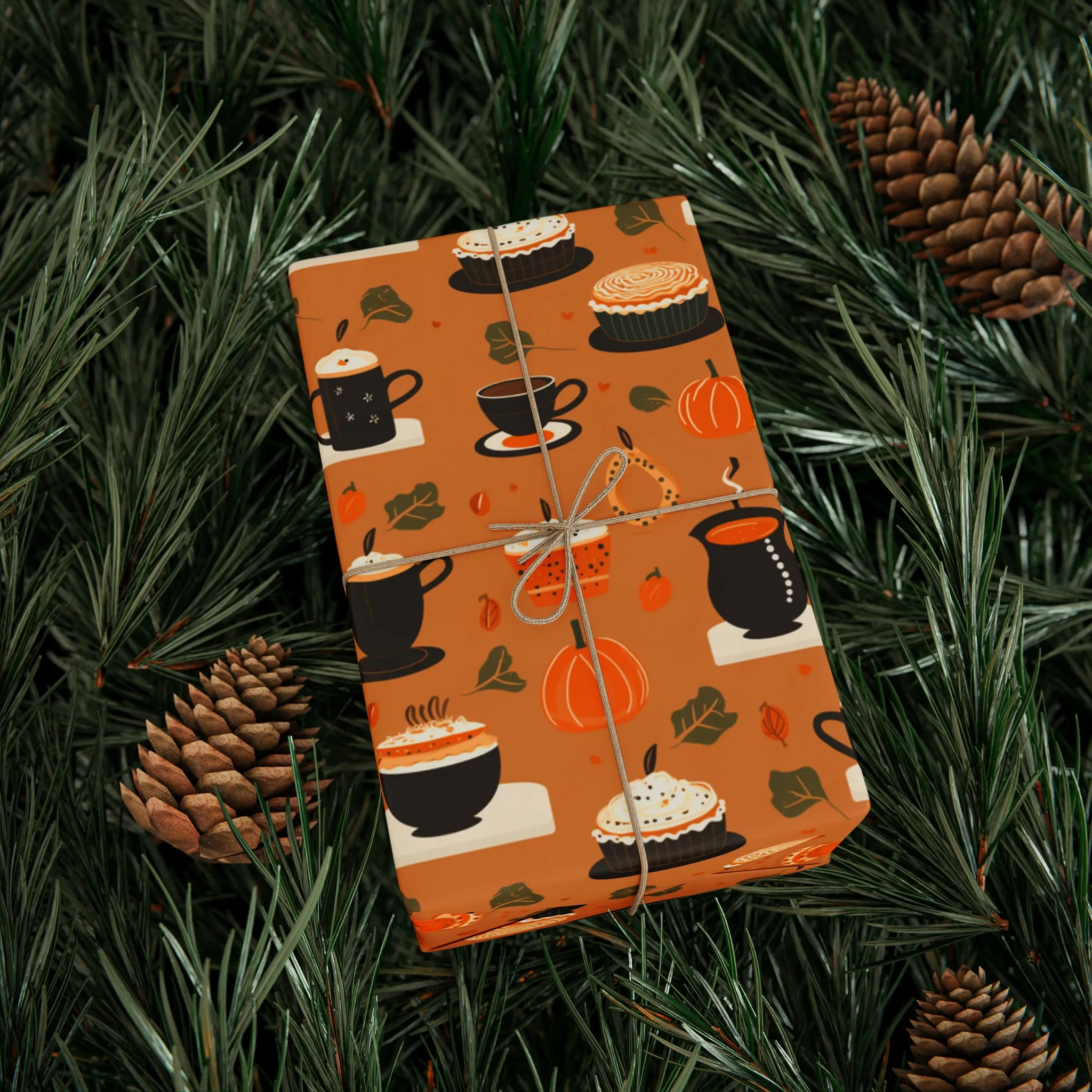 Cozy Drinks Wrapping Paper