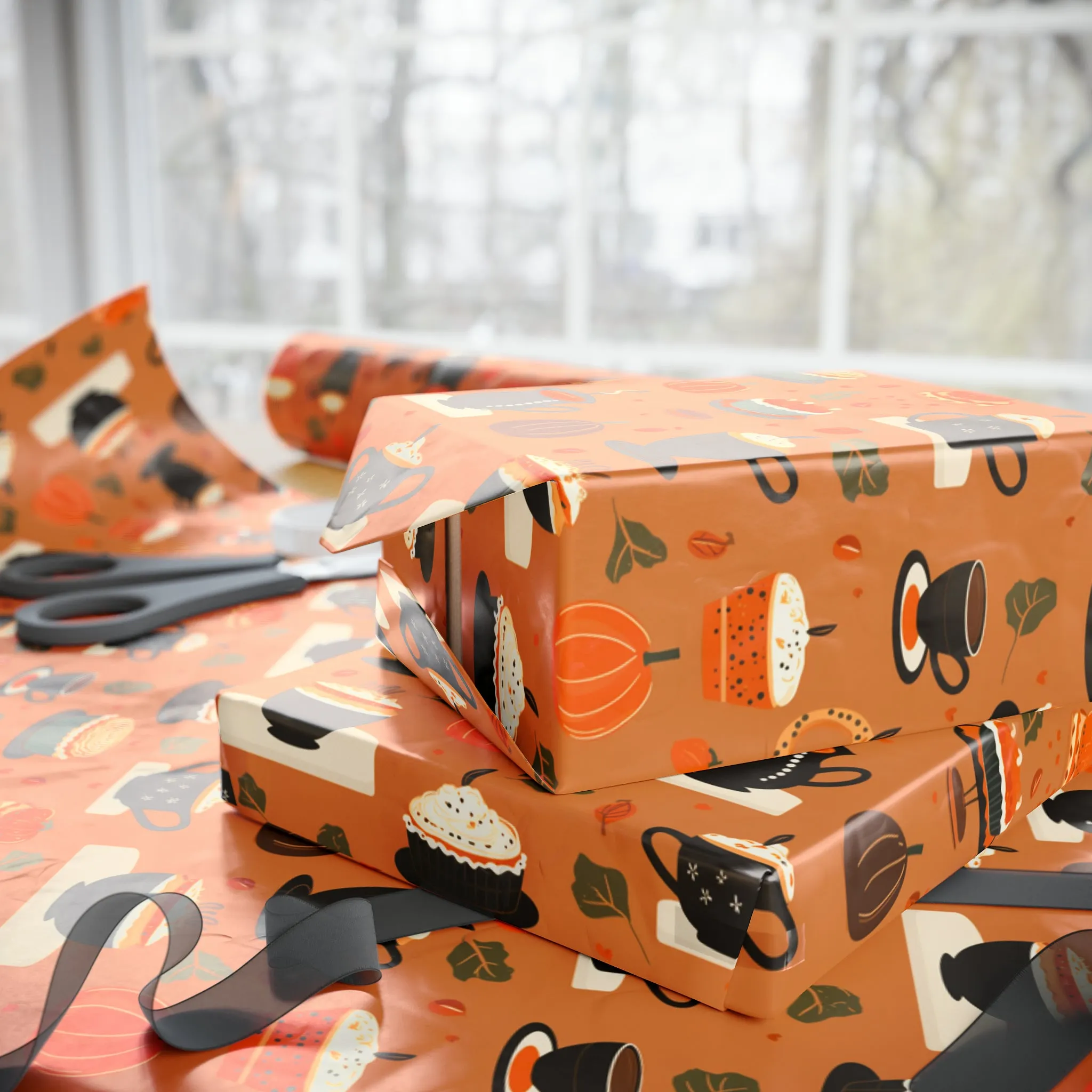 Cozy Drinks Wrapping Paper