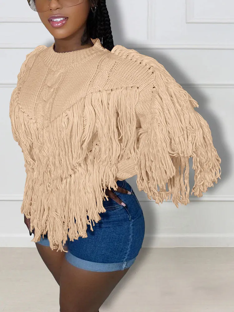 Cozy Fringe Sweater