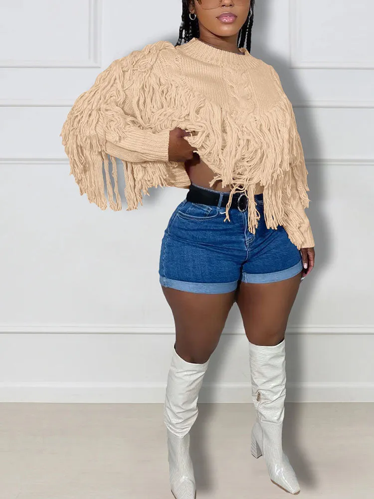 Cozy Fringe Sweater