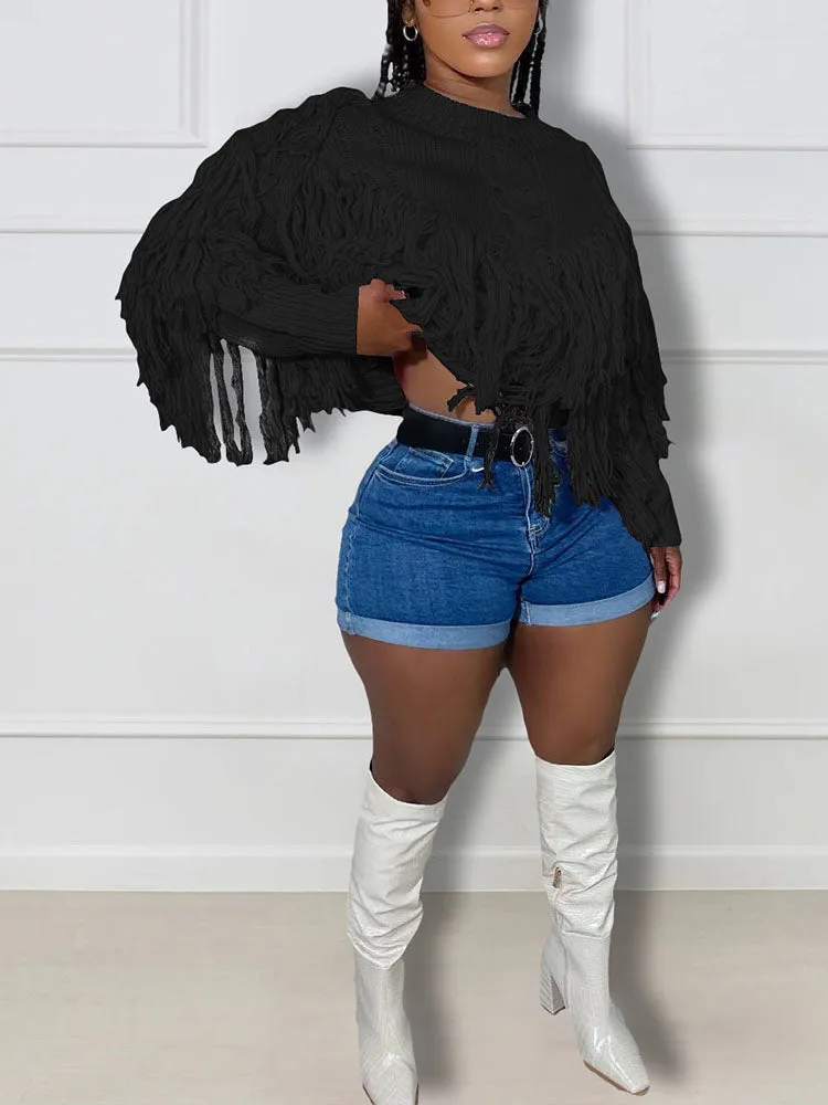 Cozy Fringe Sweater