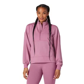 COZY HALF ZIP - BERRY