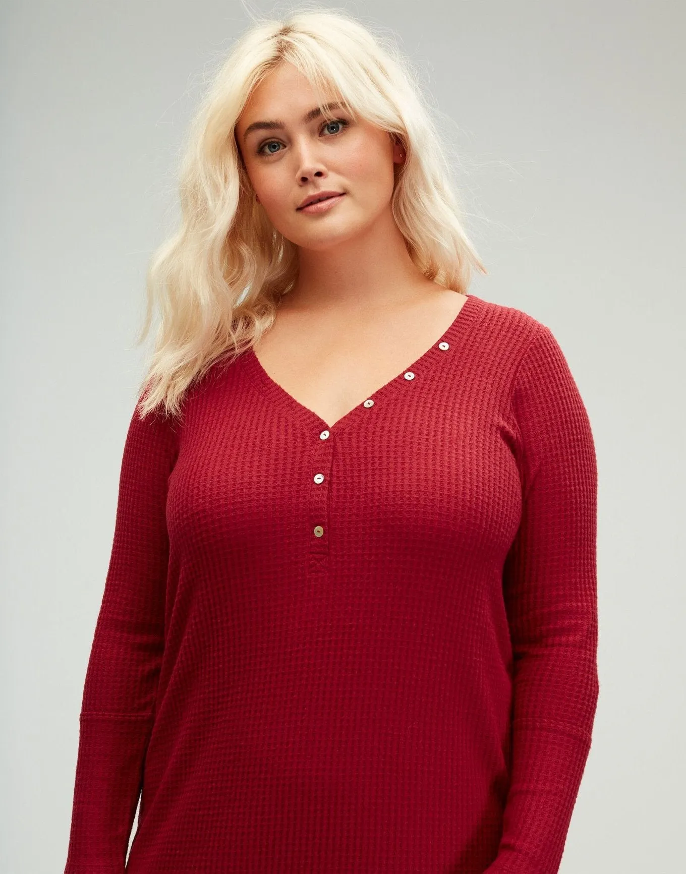 Cozy Henley Nightie