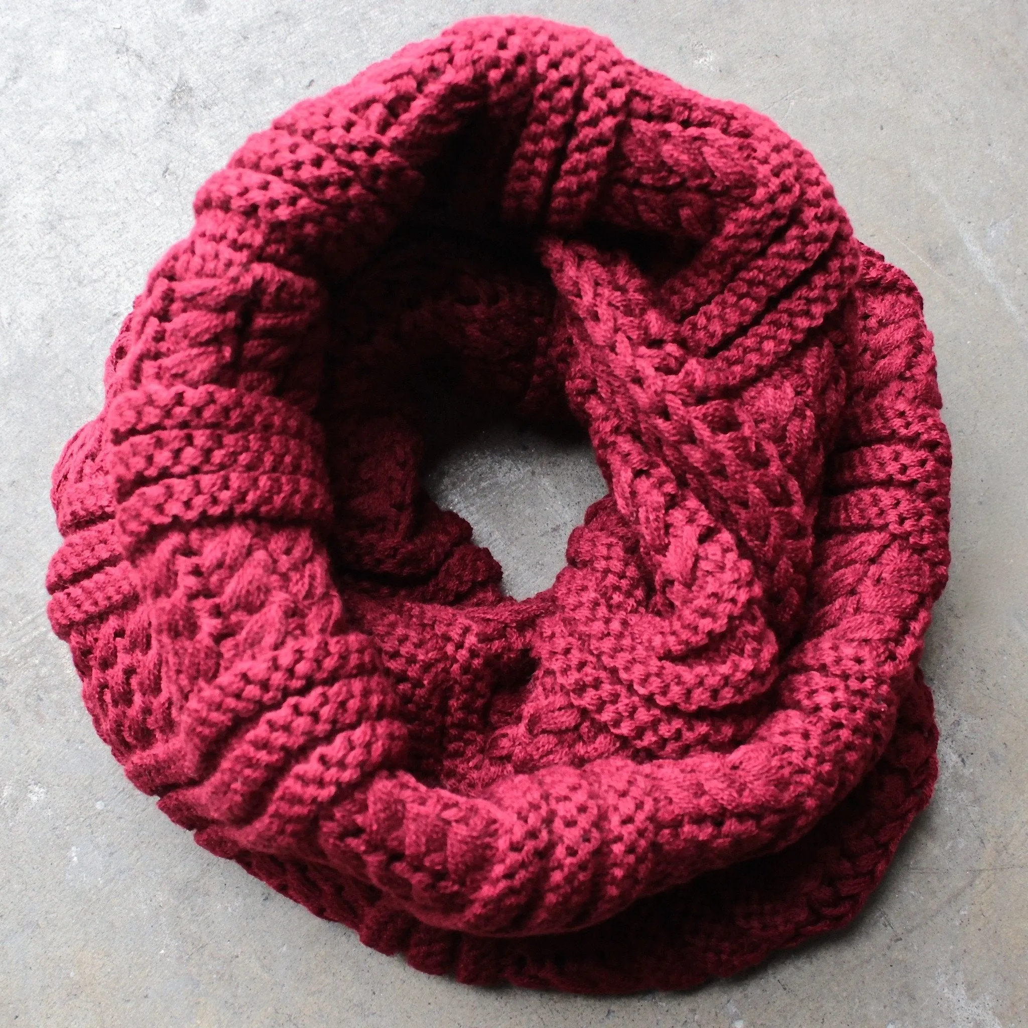 Cozy Knit Infinity Scarf - More Colors