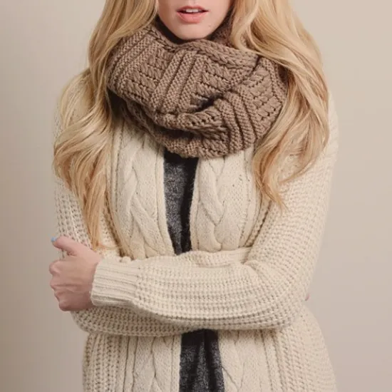 Cozy Knit Infinity Scarf - More Colors