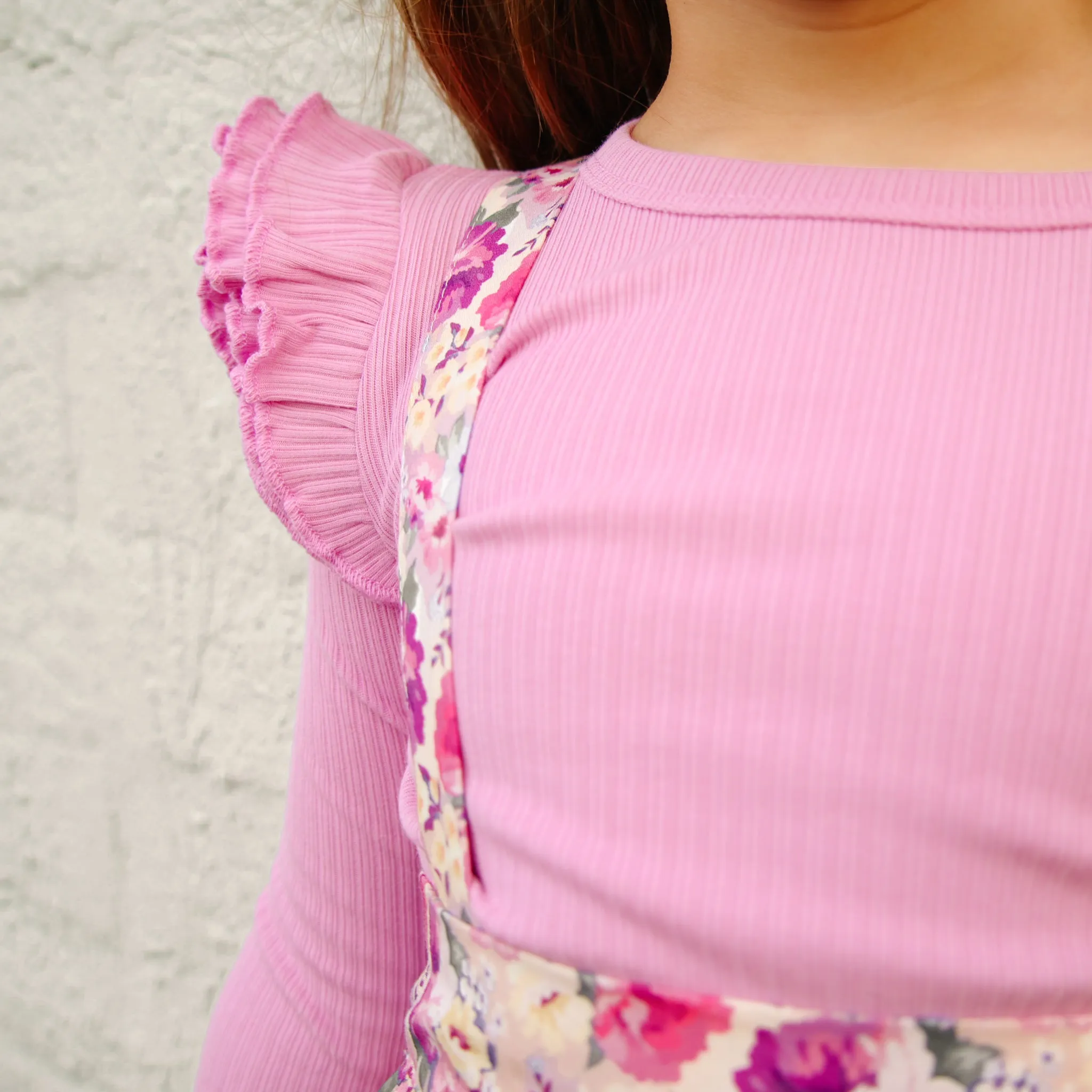 Cozy Long Sleeve Flutter - Candy Pop