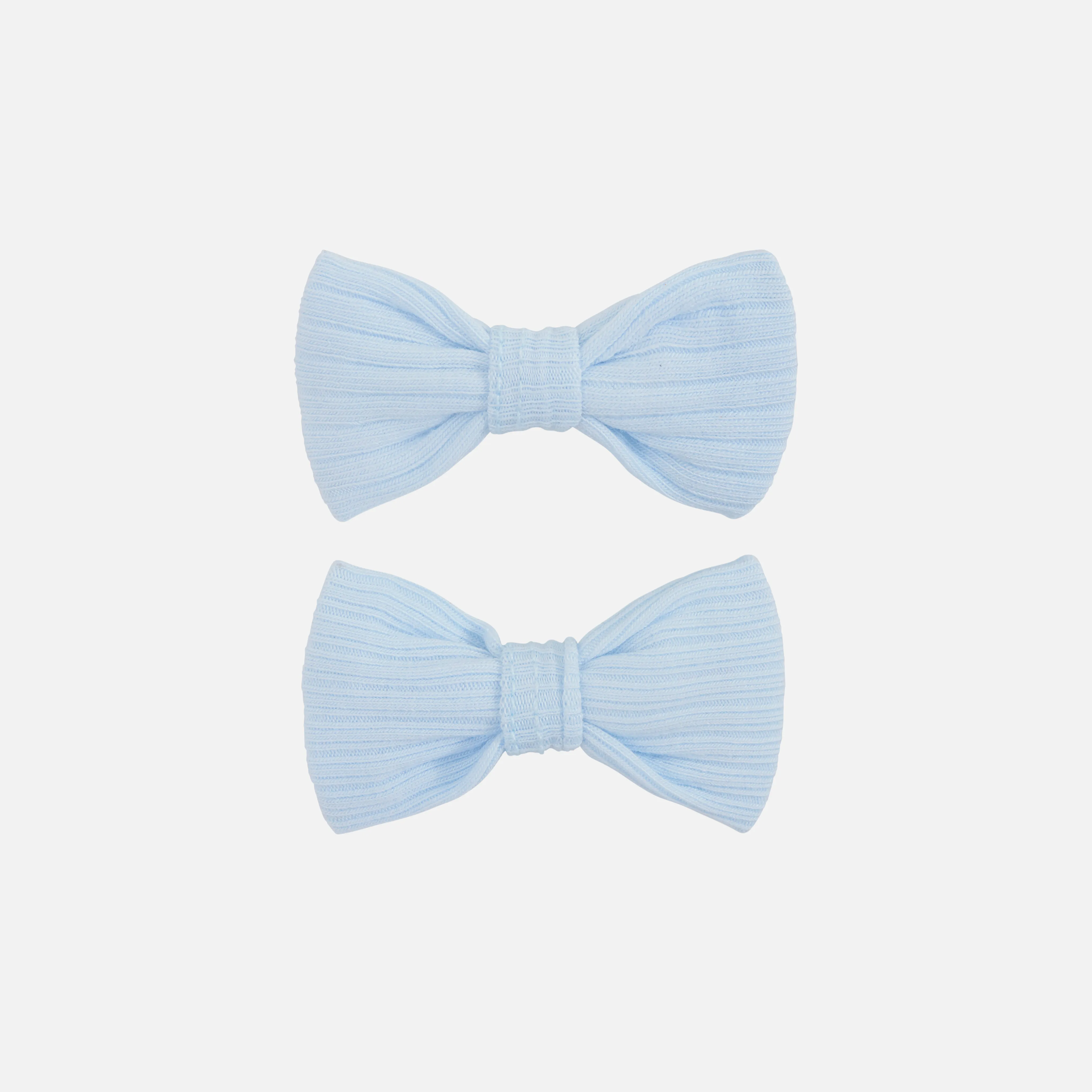 Cozy Mini Bows - Ice Blue