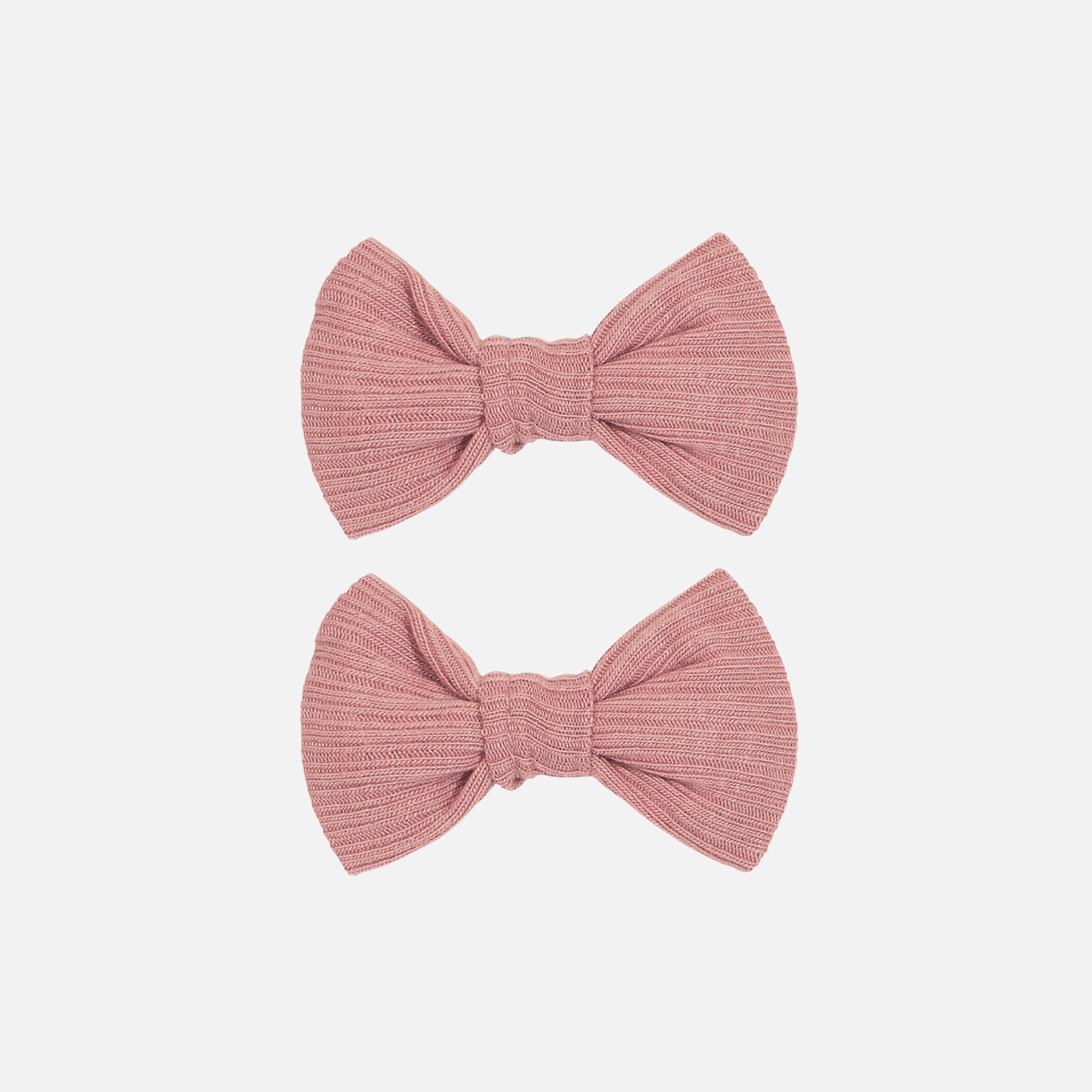 Cozy Mini Bows - Twilight Mauve