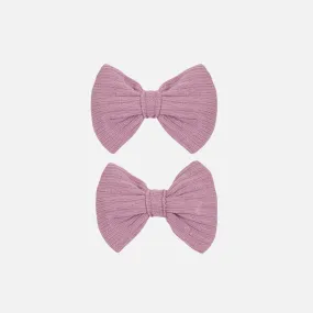 Cozy Mini Bows - Wild Orchid