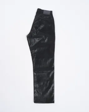 Formal Moto Cut Cageian Black Fake Leather