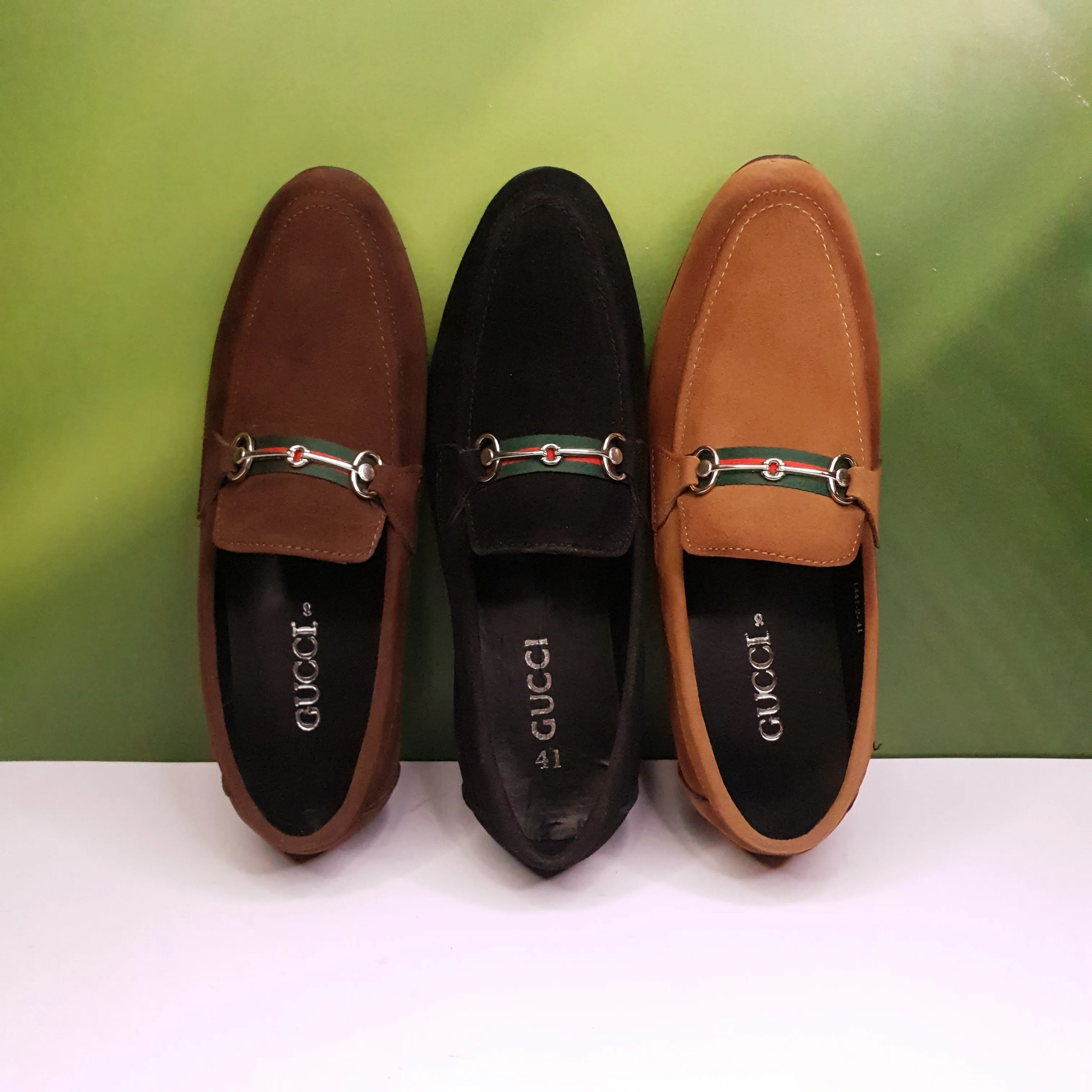 Men Solid Formal Horsebit Loafers