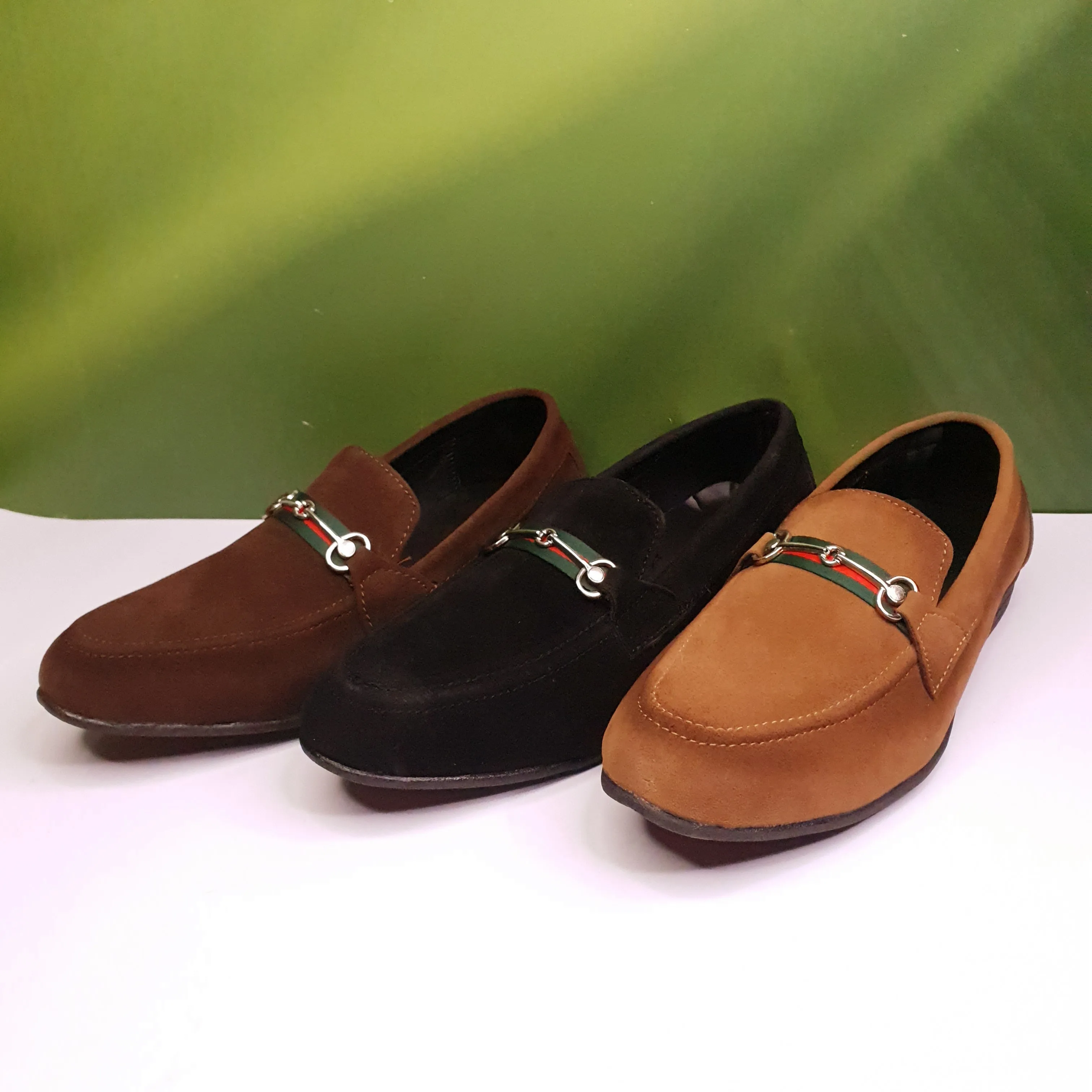 Men Solid Formal Horsebit Loafers