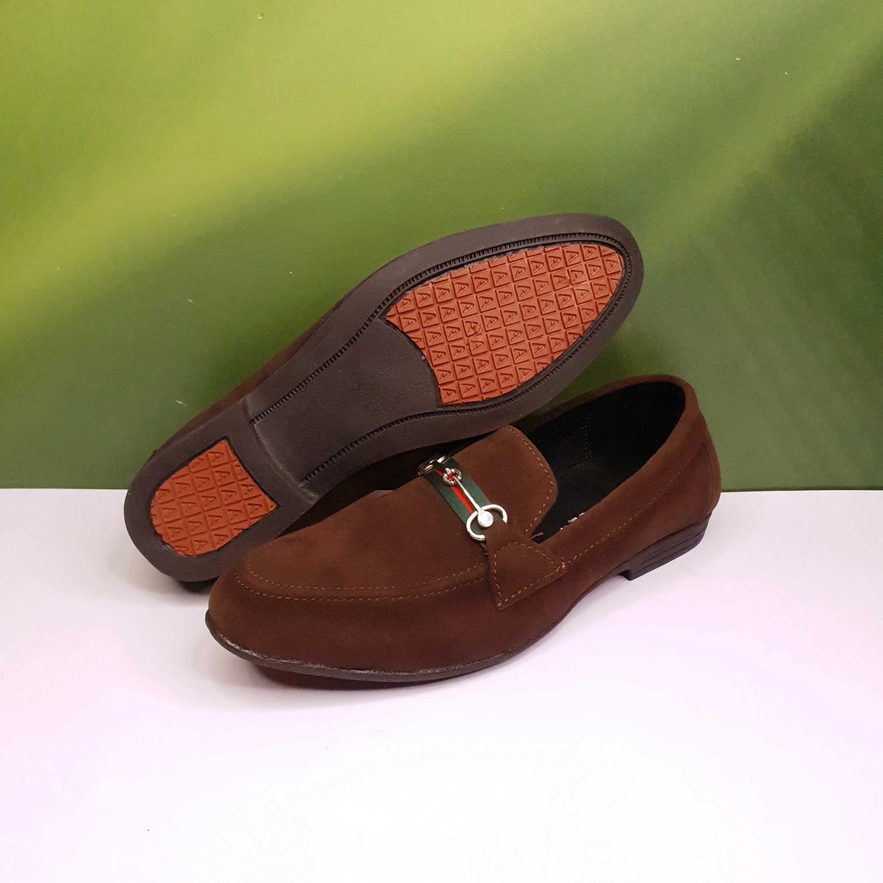 Men Solid Formal Horsebit Loafers