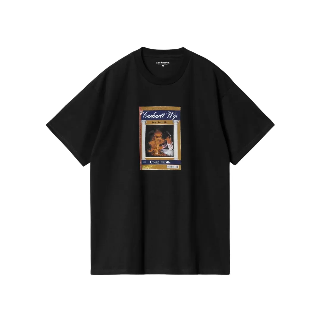 Men's Carhartt WIP Cheap Thrills S/S T-Shirt - Black