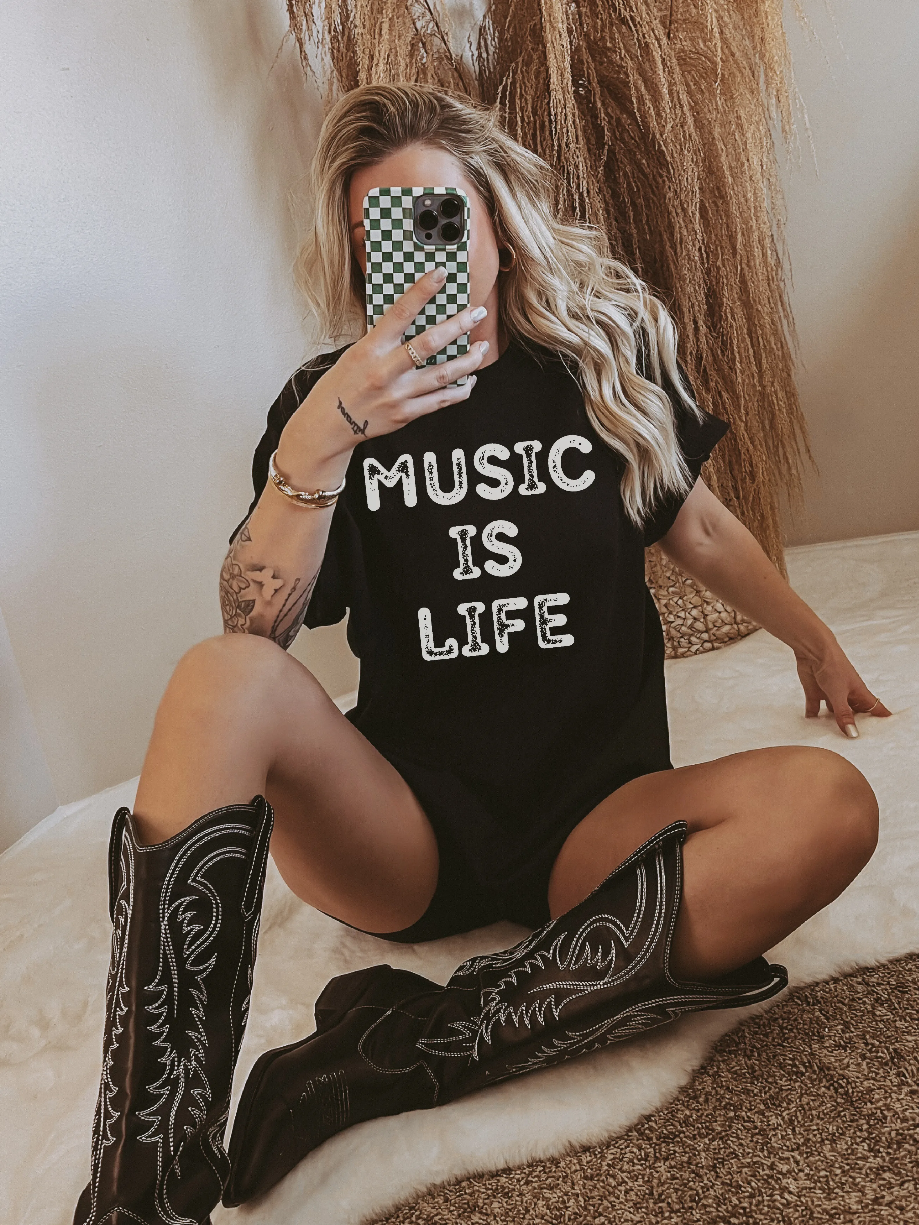 Music is Life Cozy Tee