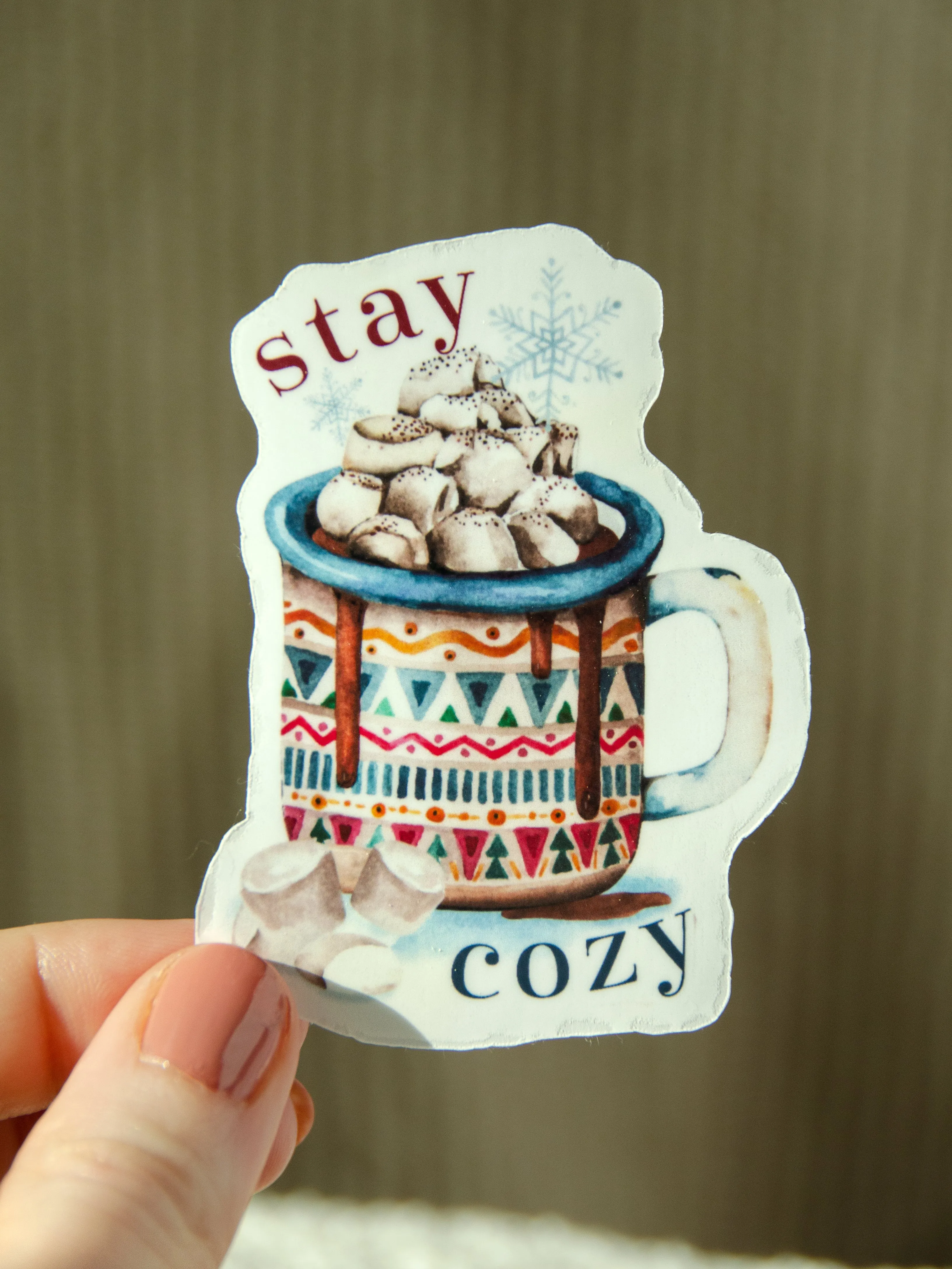 Stay Cozy Hot Chocolate Sticker