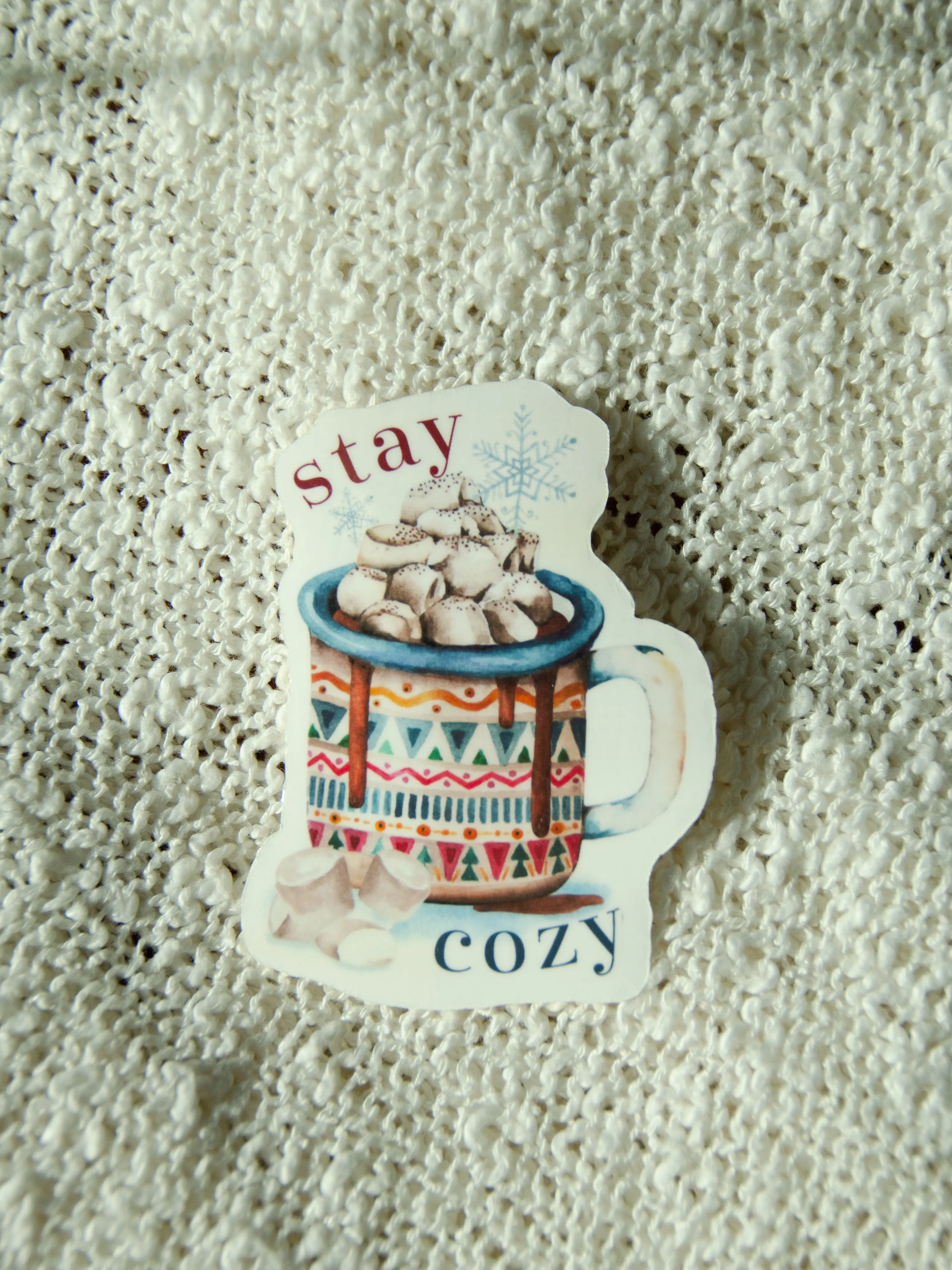 Stay Cozy Hot Chocolate Sticker