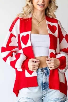 Sweet & Cozy Heart Cardigan