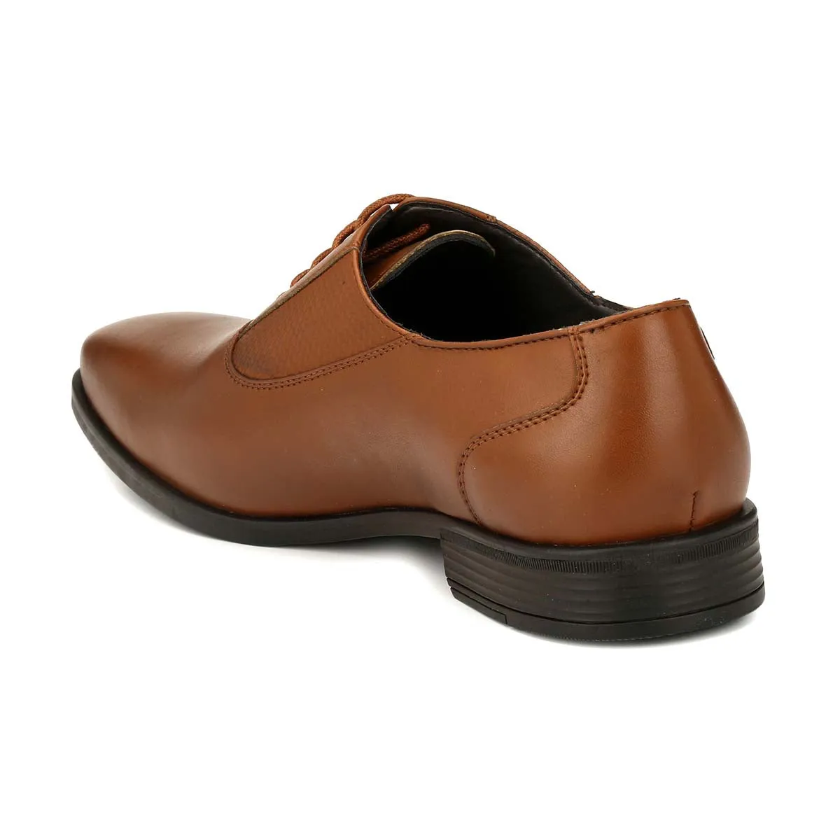 Tan Formal Derby Lace-ups