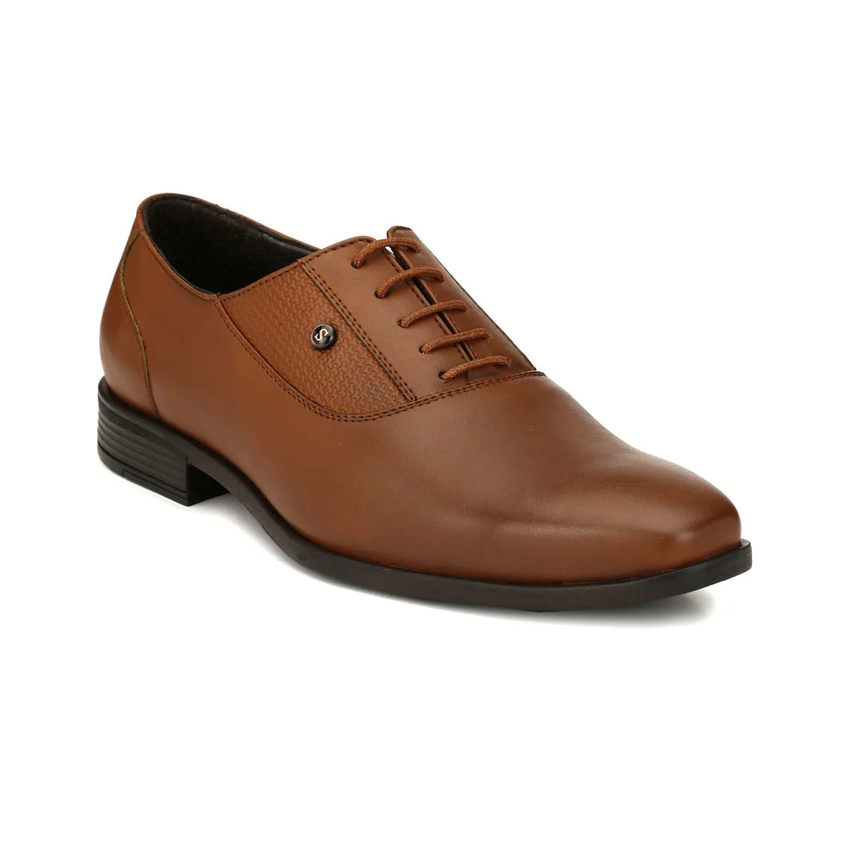 Tan Formal Derby Lace-ups